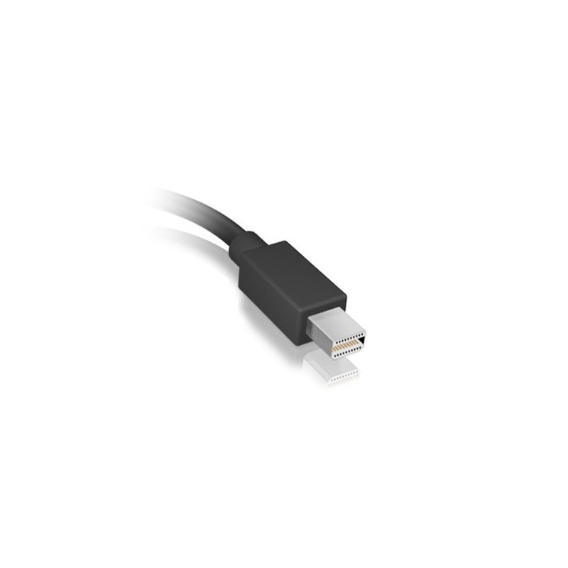 ICY BOX IB-AC504 Mini DisplayPort (DP) zu VGA Adapter, VESA