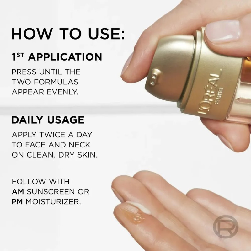 L'oreal Paris New Age Perfect Serum Le Duo, 30 Ml.