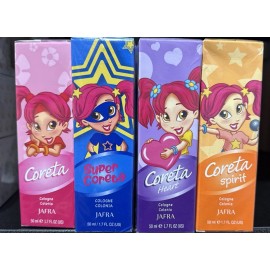 Jafra Perfumes Coreta  For Girls  4 Piece One Of Each Or The Way You Want It