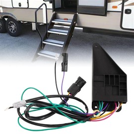 Queencar RV Step Control Unit Controller Assembly,RV Step Control, Compatible with Kwikee Electric Steps Series 22 23 24 25 26 28 30 31 32 33 34 35 36 38 39 and 40 Replace OE 909510000 LC379146