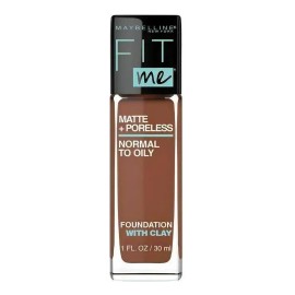 Base Fit Me Matte + Poreless 128 Warm Nude Maybelline