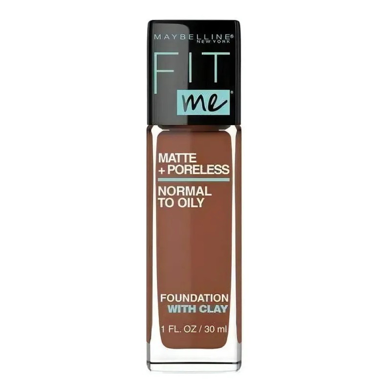 Base Fit Me Matte + Poreless 128 Warm Nude Maybelline