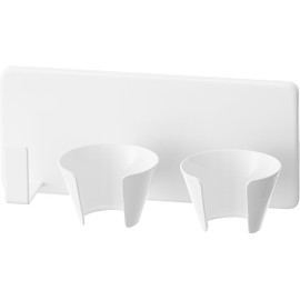 Yamazaki 1610 Film Hook Hand Blender Holder, White, Main Unit: W 5.9 x D 3.0 x H 2.5 inches (15 x 7.5 x 6.3 cm), Tower Floating Storage, Kitchen Appliances, Storage