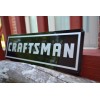 CRAFTSMAN TOOL SIGN Mechanic Sears Workbench Shop Advertising Logo Garage