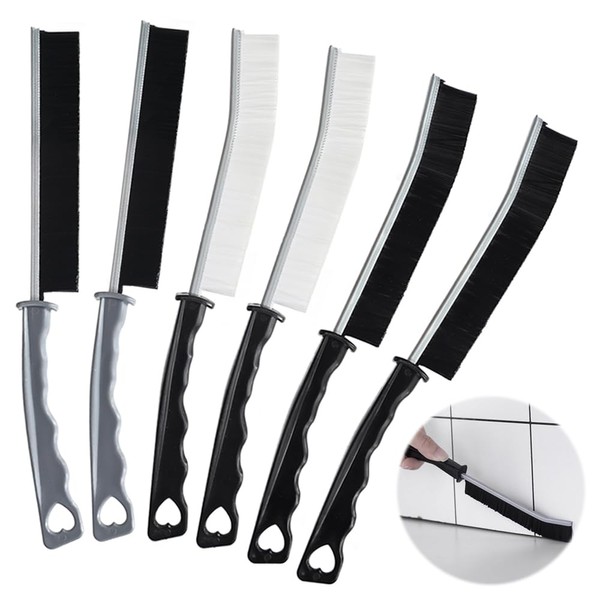 GYSRXS Pack of 6 Grooved Brush Window Groove Brush with