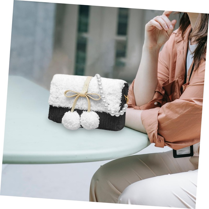 KONTONTY 1 Set Handmade DIY Crossbody Bag Kit Unique Woolen