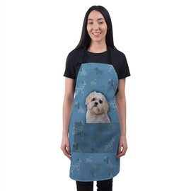 Bang Tidy Clothing Shih Tzu Gifts for Dog Lovers Owners - Cooking Baking Aprons - Kitchen Apron Gift for Women Men Bakers and Cooks