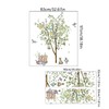 Condessacity ウォールステッカー おしゃれ 北欧 植物 木 花 壁ウォールステッカー 猫 緑