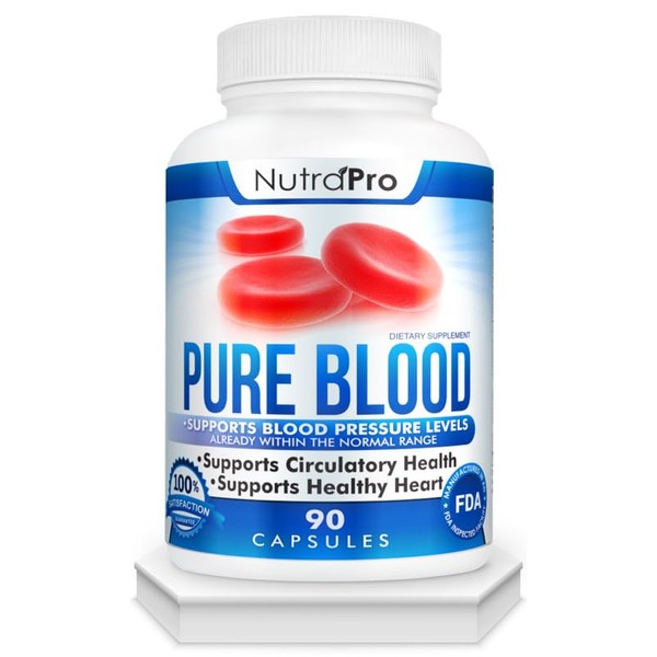 NutraPro Blood Pressure Supplements – Healthy Heart, Cholesterol Level, Blood Pressure Support.with Hawthorn.Blood Pressure Pills for Natural Anti-Hypertension and Remain in BP Zone.90 Capsules.