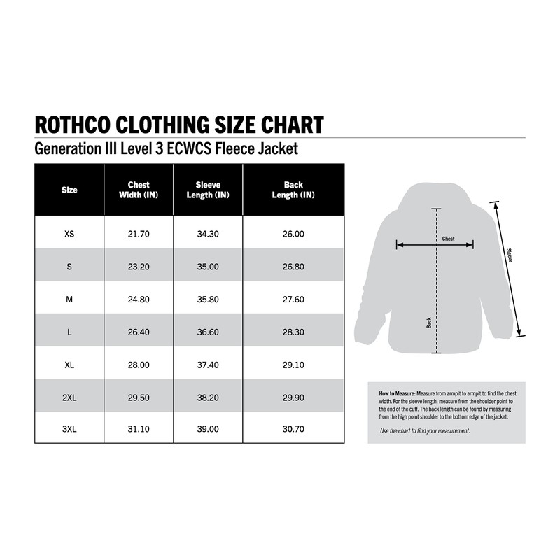 Rothco Rothco Gen III Level 3 ECWCS Fleece Jacket -