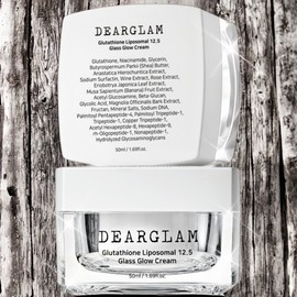 Dear Glam Skin Conditioning, Skin Condition Improvement, Skin Moisturizing, Glutathione Liposome 12.5 Glass Bead Radiance Volume Cream, 2 x 50ml / 디어글램 피부컨디셔닝 피부상태개선 피부보습 글루타치온 리포좀 12.5 유리알 광채 볼륨 크림 2개 50ml