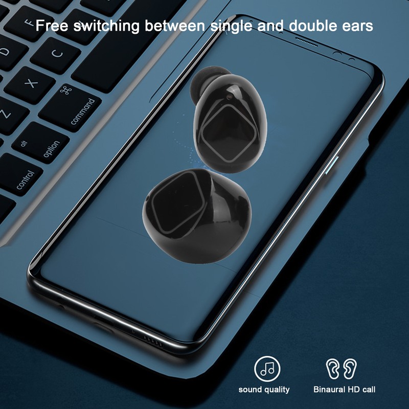M6 Bluetooth Dual Ear Mini Earphones Headphones Bluetooth 5.1 Headset