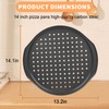 LilGoo 2 Pack 14 inch Pizza Trays for Oven Non