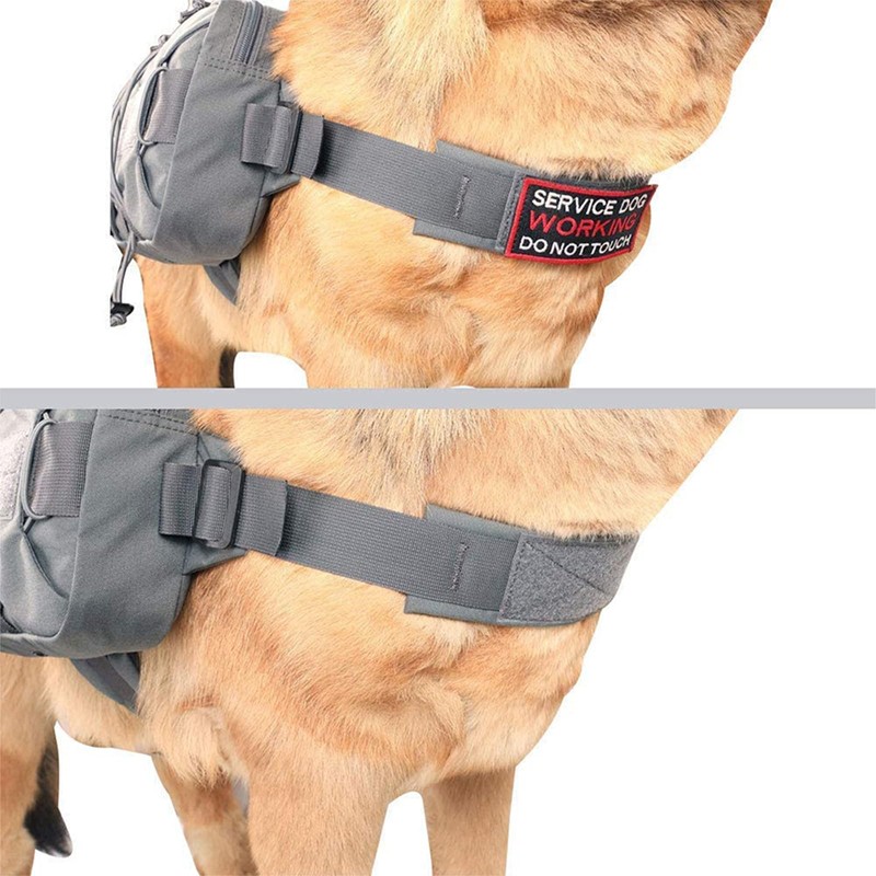 EXCELLENT ELITE SPANKER Tactical Military Dog Saddle Bag Harness Saddlebag