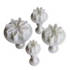 4 Pcs/Set Mini Plum Plunger Biscuit Cookies Cutter Mold