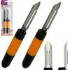 2 Pcs Lancashire Peeler Stainless Steel Vegetable Fruit Speed Potato