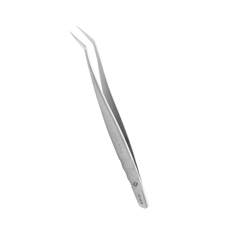 STALEKS PRO Professional Tweezers for False Eyelash Extension Volume Modeling
