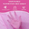 Celmuron 100 Pack Disposable Bed Sheets – 31.5 x 71