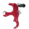 Aluminum Alloy Archery 3 Finger Compound Bow Release Grip Thumb