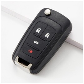 HelloAuto Key Fob Replacement Fits for Chevy Camaro Cruze Equinox 2010-2019, Key Fob for Impala Malibu Sonic Buick Regal Verano Encore Allure Lacrosse GMC Terrain (IC ID: 5461A-01060512)
