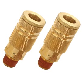 MTQY 2PCS 1/4 Inch Hose Fittings NPT Male Quick Coupler Air Compressor Pneumatic Connector Tool Suitable for Pressure Washers