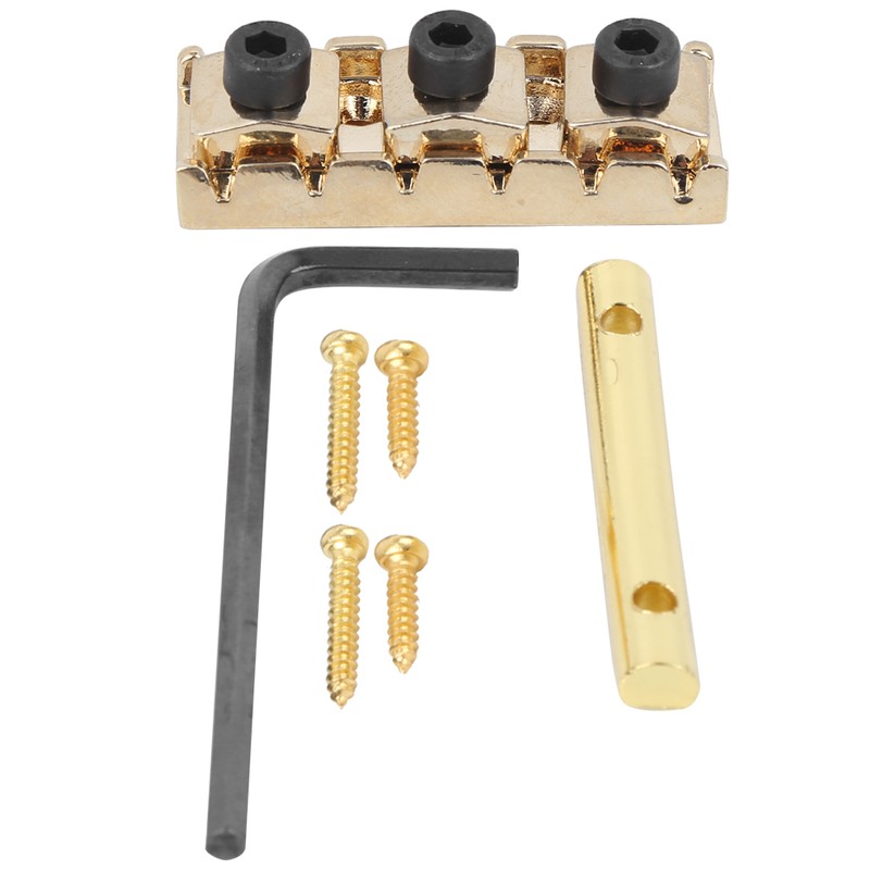 Electric Guitar String Lock Nut with Headstock String Retainer Bar