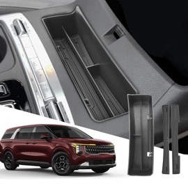 SXCY for 2022-2024 2025 Kia Carnival Center Console Organizer for 2024 2025 Kia Carnival Accessories for 2024 2025 Kia Carnival Front Console Tray
