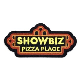 Showbiz Pizza Place Billy Bob Chuck E Cheese Iron Sew Patch Vintage Style Retro