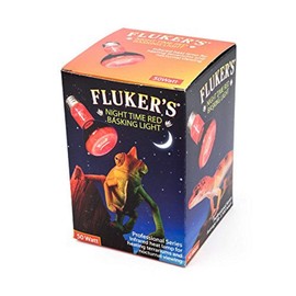 Fluker's Red Night Time Basking Spotlight Infrared Heat Lamp for Reptiles