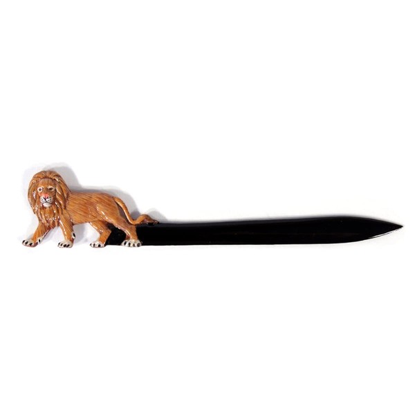 LX Wholesale Pack Handpainted Walking Lion Letter Opener (Set of