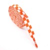 Two-color Checkered Flat Shoelaces Plaid Shoe Lace for Casual Shoes