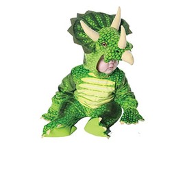 UNDERWRAPS baby boys Toddler's Triceratops Jumpsuit infant and toddler costumes, Green, Small 6-12 Months US