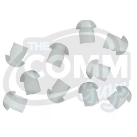 Two-Way Radio LOT OF 10 NEW RUBBER TIPS MUSHROOM EAR BUDS FOR 2 WAY RADIO EARPIECE HEADSET