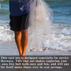 Drasry Saltwater American Fishing Cast Net 3/8inch Mesh Size for