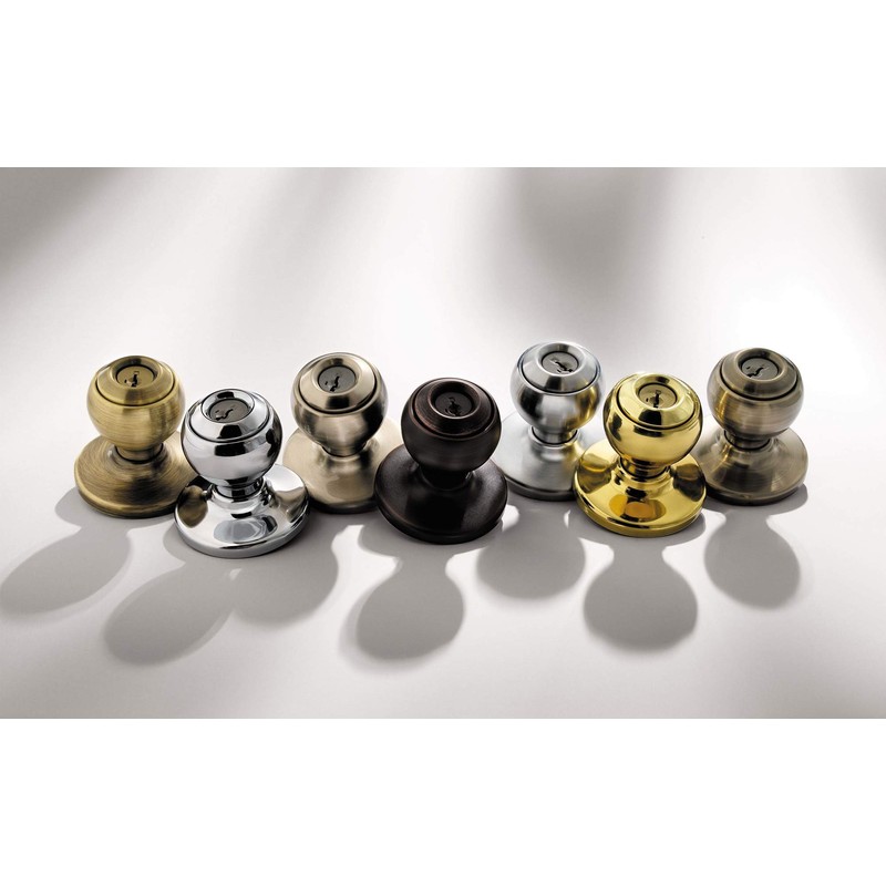 Polo Antique Nickel Entry Knob Featuring SmartKey