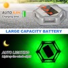 Green Solar Dock Lights Driveway Deck Lights - 12 Packs