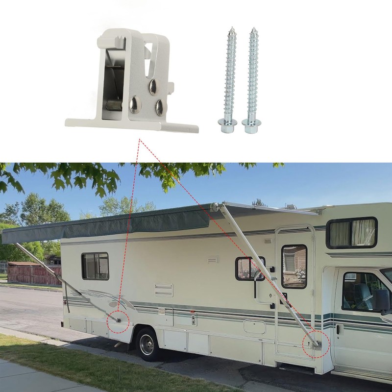 Mounting Bracket for Sunchaser II RV Awning, Aluminum 09152021 Bottom