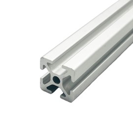 Aluminium Profile 20 x 20 mm | Slot 5 | 100 mm = 10 cm | Anodised | Aluminium Profile | Groove Profile | Aluminium Profile | Lightweight | Mounting System |