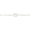 Silver Compass Link Chain Bracelet (Stainless Steel) Miss Fit Boutique