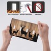 CZRPKEN Decorative Light Switch Cover Plate Rustic Brown Wood Deer