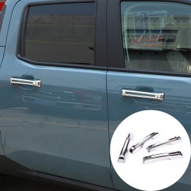 autotrim000 Chrome Exterior Door Handle Cover Trim  Accessories For Ford Maverick 2023 4PCS