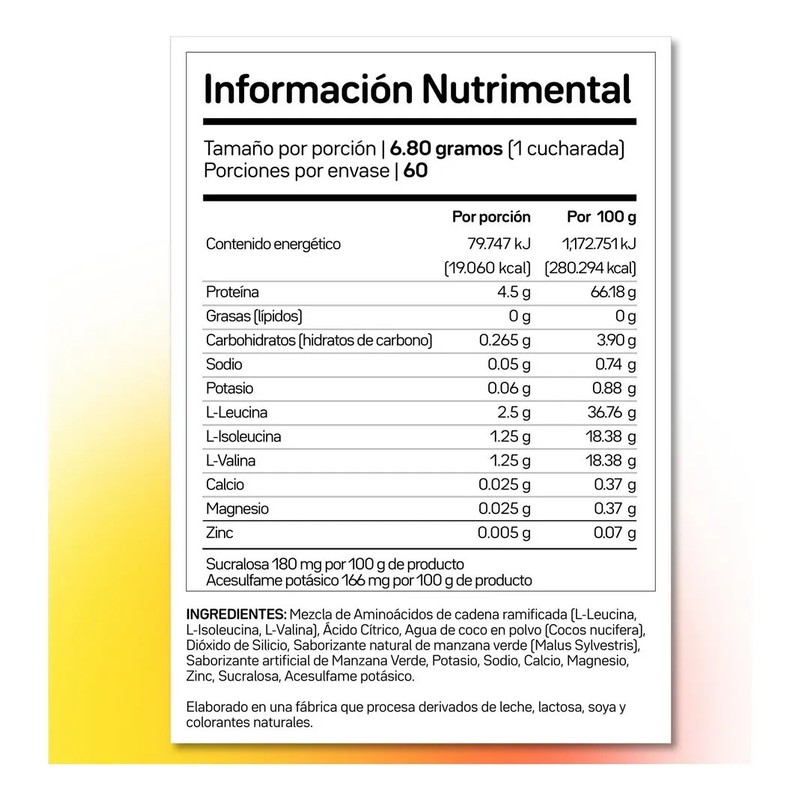 Aminoácidos Bcaa Con Electrolitos 60 Servicios Bcaaxtra Primetech Vegetales, Fermentados,