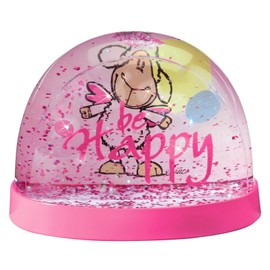 Nici Jolly Mäh 39863 – Snow Globe Sheep 'Be Happy, Plastic