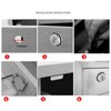 Combination Cam Lock Zinc Alloy Keyless Password Drawer Lock for