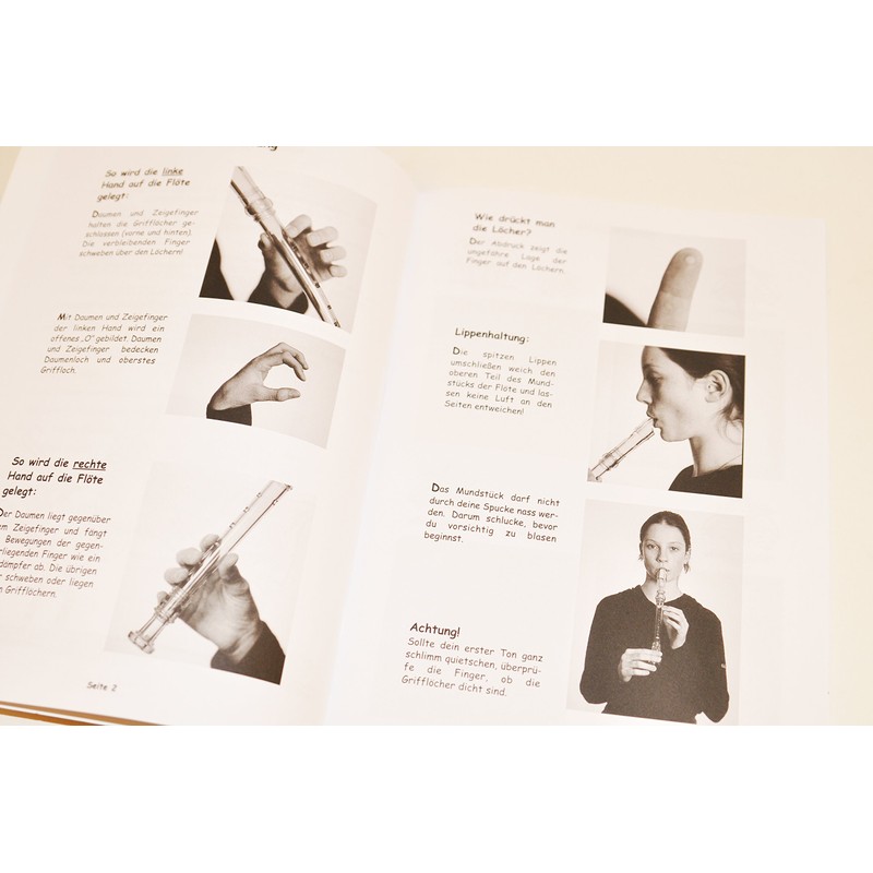 MEINEL C-Soprano Natural Maple Wood Recorder Set