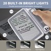Magnifying Glass with Light, 5X 10X 45X Rechargeable Page Magnifier