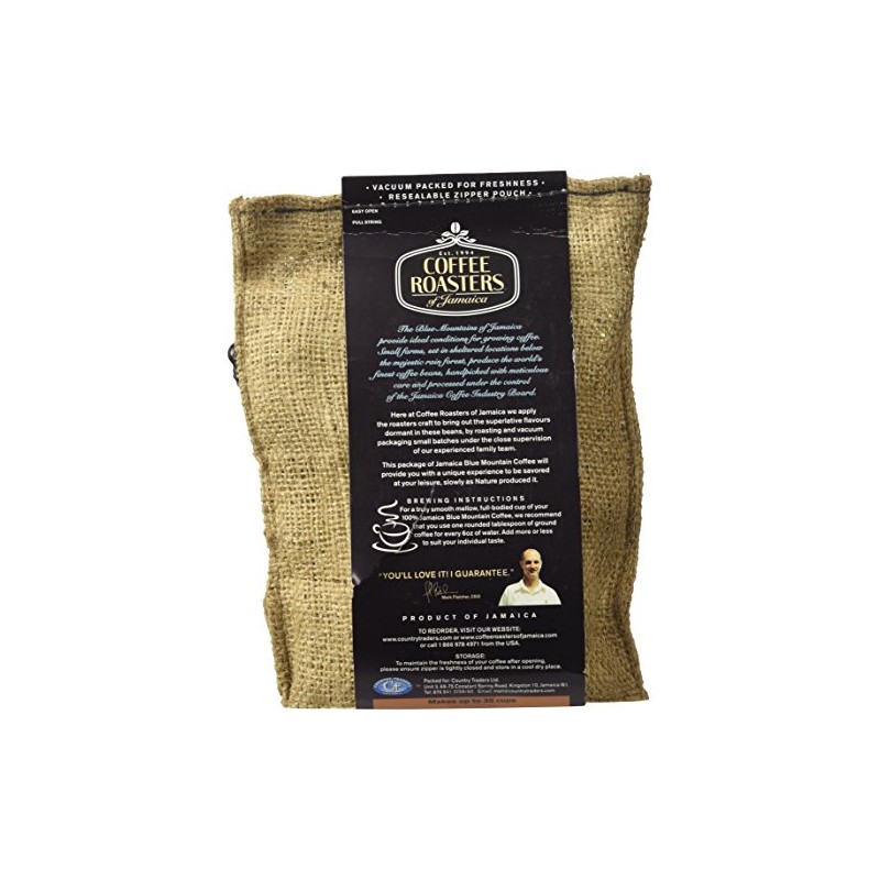 100% Jamaica Blue Mountain Coffee - 8 oz bag -