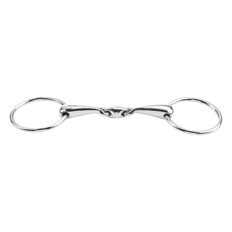 BUSSE Snaffle Stainless Steel 16 mm Double Broken