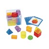 Excellerations STEM Translucent Geometric Shapes with Activity Cards