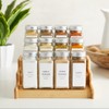 Talented Kitchen 140 Spice Jar Labels Preprinted Minimalist Black Text